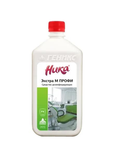 Ника Средство дезинфицирующее Экстра М Профи, с полосками, 1 л