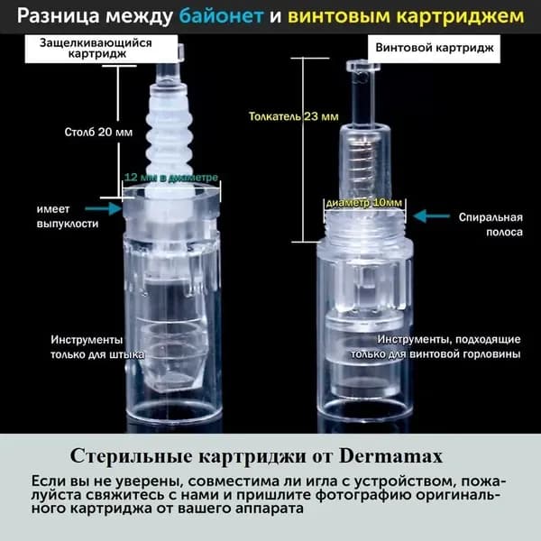 Картридж Винт для дермапена /12 игл/ 10 шт