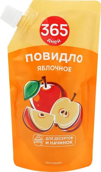 Повидло 365 ДНЕЙ Яблочное, 230г