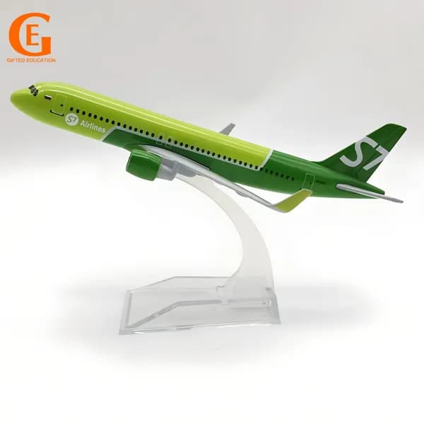 Металлическая Модель Самолета Аэробус 320, S7 Airlines А320