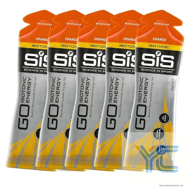 SiS, GO Isotonic Energy Gel, Гель изотонический углеводный, вкус Апельсин, 60мл, 5шт.