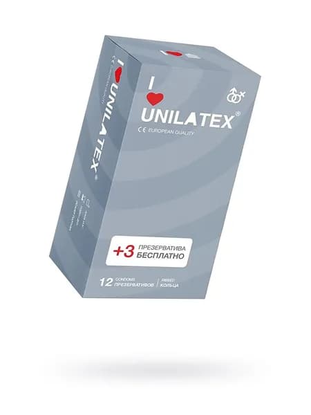 Презервативы Unilatex Ribbed ребристые №15 шт