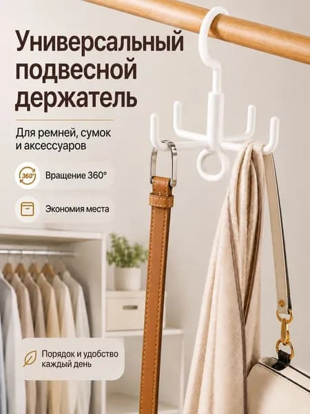 Вешалка-органайзер, 10 см, 1 шт