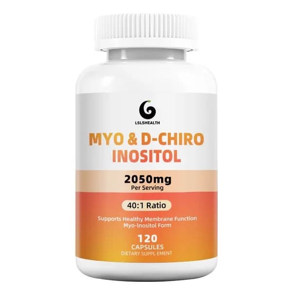 Капсулы Мио-инозитол + D-Хиро инозитол LsHealth с фолатом, поддержка яичников и гормонального фона