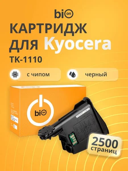 Картридж Bion BCR-TK-1110 для Kyocera 1040/1120MFP/1020MFP Черный, 2500 страниц