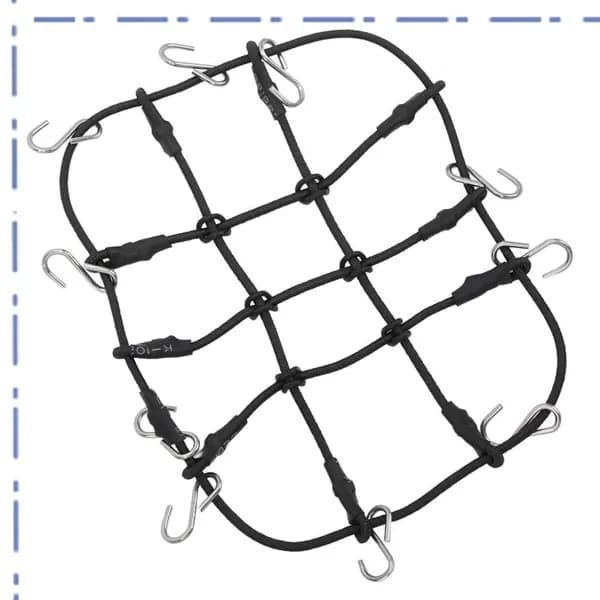 RC Crawler Car Luggage Net, совместимость с Traxxas TRX4M, для улучшения реализма