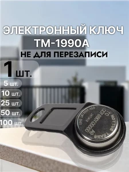 Ключ Touch Memory TM-1990A черный