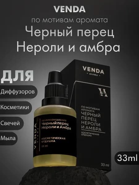 Отдушка для свечей, мыла, духов 33 мл парфюмированная