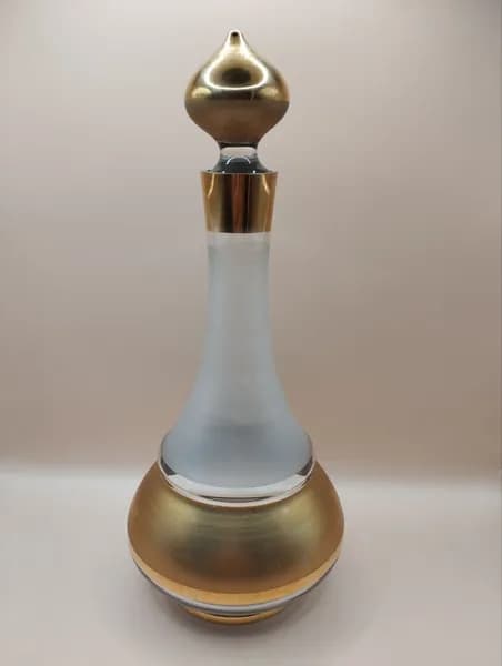 Штоф, декорированные позолотой и матовым стеклом, стекло, СССР, 1960-1980 гг.