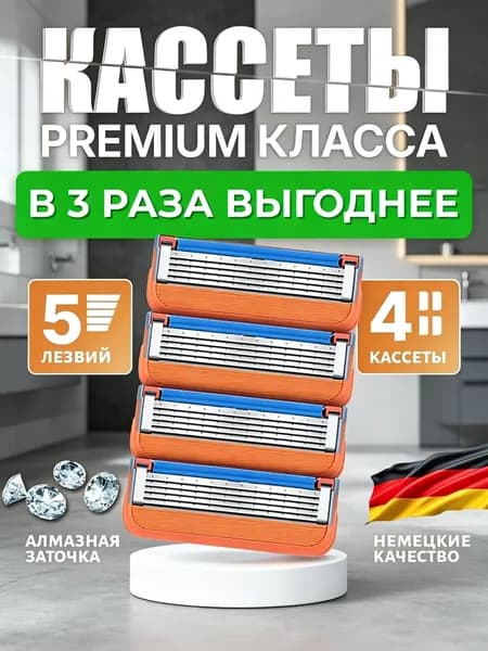 Сменные кассеты для мужских бритв