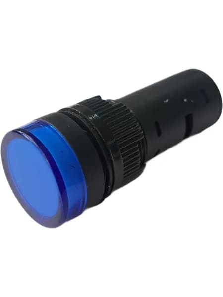 Лампа AD16DS(LED)матрица d16мм синий 230В AC CNC Electric