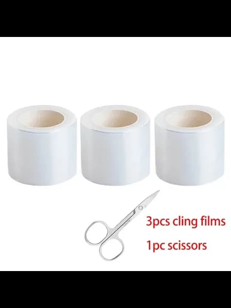 Прозрачная пленка для татуировки 4 мм * 200 м 3pcs