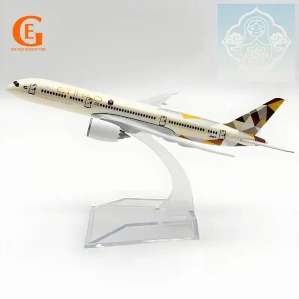 Etihad Airways Металлическая Модель Самолета Boeing 787, Боинг 787