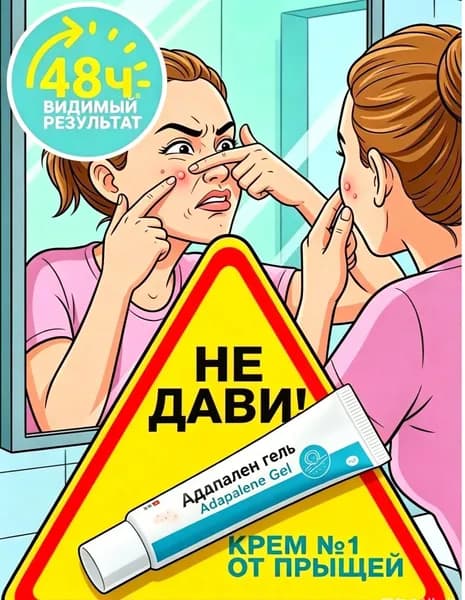 Крем для лица с ниацинамидом и азелаиновой кислотой от прыщей черных точек, 30 мл