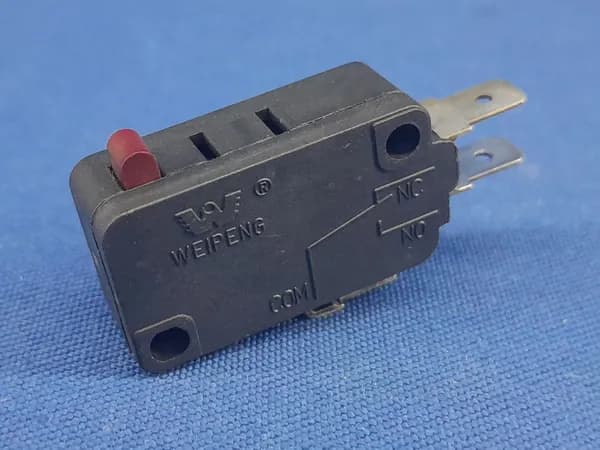 Микровыключатель Weipeng HK-14 три клеммы (проходной) для СВЧ MIdea, 16A, T105