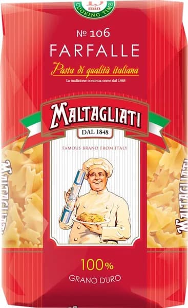 Макароны MALTAGLIATI Бантики №106, 450г