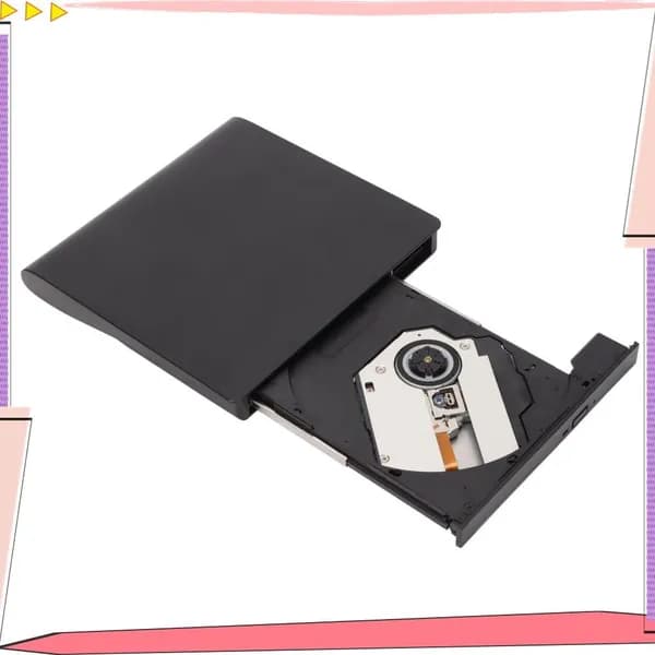 Внешний DVD-привод, легкий, энергосберегающий для настольных ПК и ноутбуков