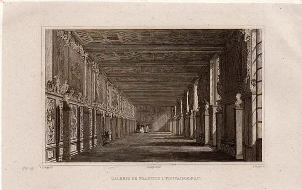 1830 год. Окрестности Парижа, галерея Франциска I в Фонтебло