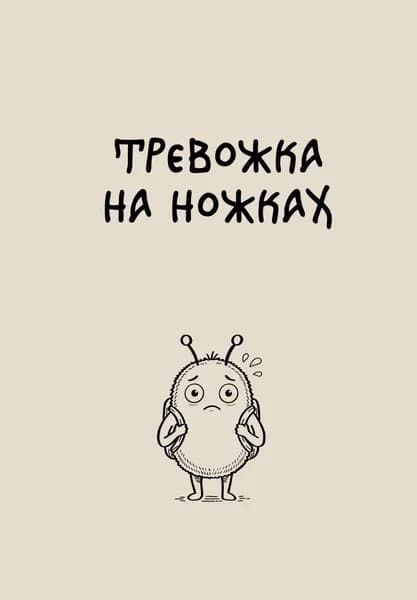 Книга Блокнот. Тревожка на ножках (А5, твердая обложка, 64 л.)