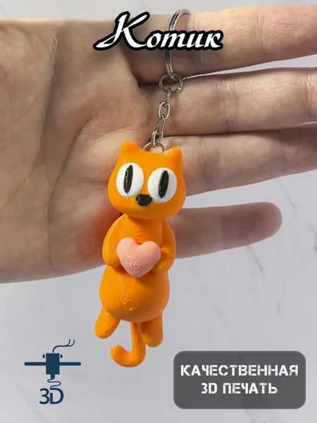котик антистресс 3d