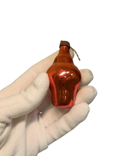 Советская винтажная елочная игрушка, Ваза. Сделано в СССР.