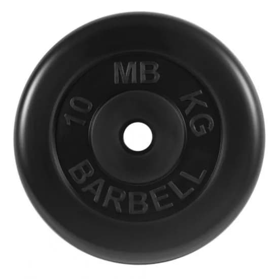 Блин для штанги MB Barbell Стандарт, 10 кг, 31 мм (MB-PltB31-10)