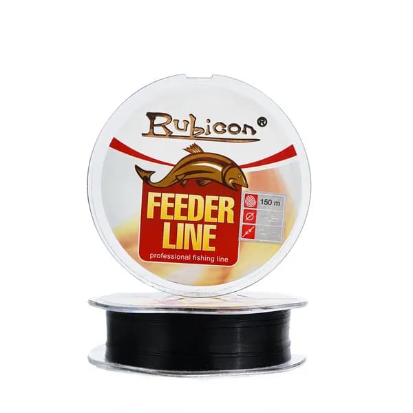 Монофильная леска для рыбалки RUBICON Feeder Line 150 м 0,22 мм (black)