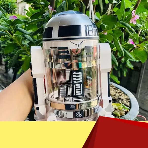 Бытовая мини-кофеварка ручной варки, Робот Star Wars R2-D2, кофейник-пресс для мокко