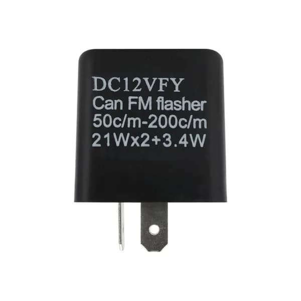 Реле поворотов 12V для мотоцикла, регулируемый контроллер светодиодных указателей поворота с настройкой частоты для LED ламп