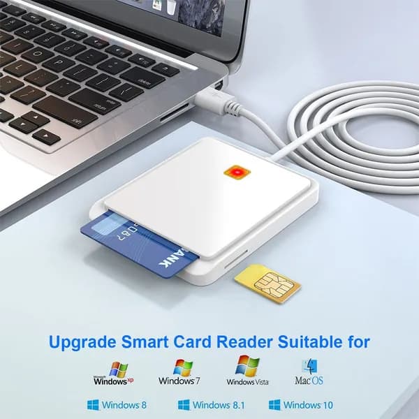 Умный карт-ридер CR317 для смарт-карт и SIM-карт с интерфейсом USB 2.0