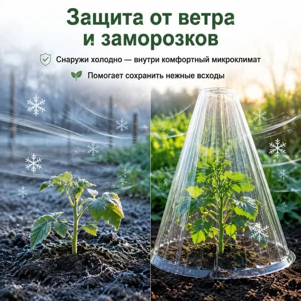 Форма для выращивания овощей160 х 145мм, Пластик, 10 шт