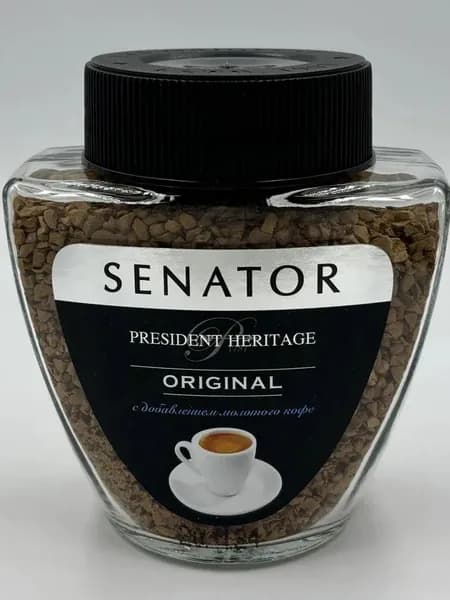 Кофе растворимый SENATOR PRESIDENT ORIGINAL, сублимированный 85г.