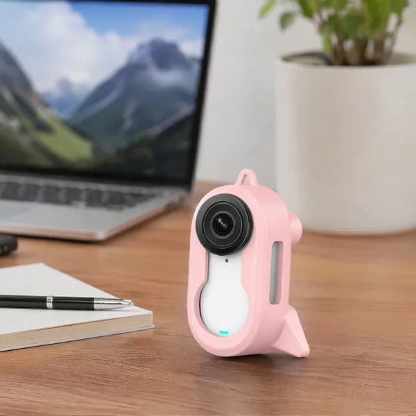 Силиконовый чехол розовый для экшн-камер Insta360 GO3 и GO3S
