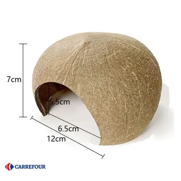 Гнездо хомяка скорлупы кокоса