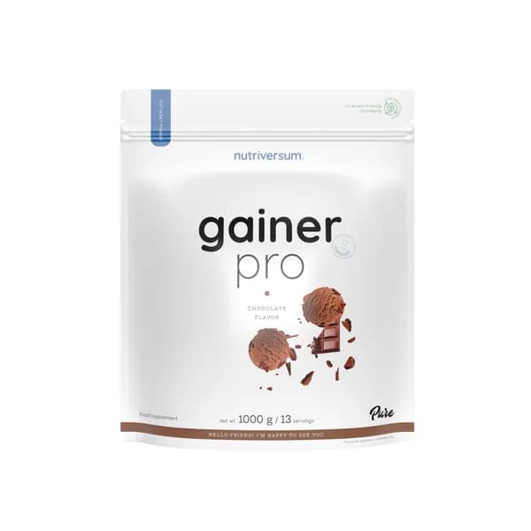 Nutriversum Gainer PRO Гейнер 1000 г со вкусом шоколада