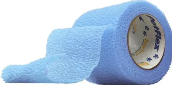 Бинт самофиксирующийся для животных Andover PetFlex бандаж 5см*4,5м, цвет голубой