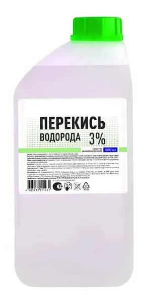Дезинфицирующее средство перекись водорода 3% 1 литр