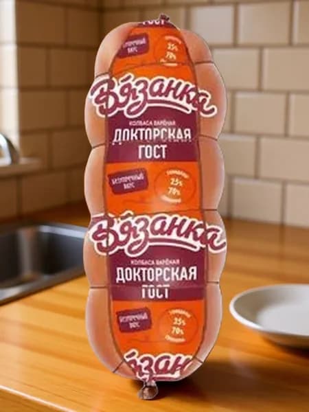 Колбаса варёная Вязанка Докторская ГОСТ 1,4 кг