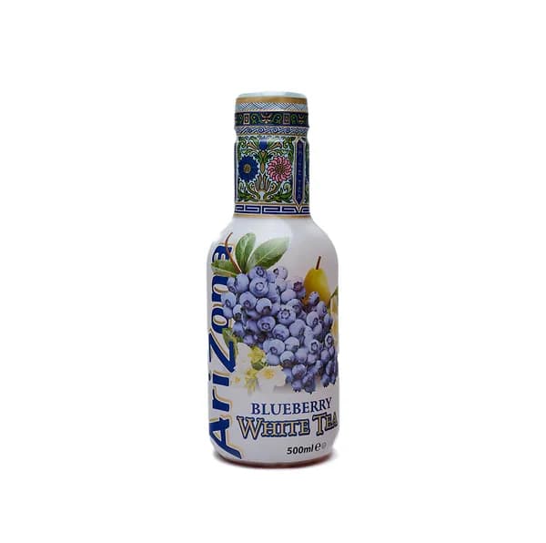 Чай холодный с черникой White Tea, AriZona, 0.5 л, Германия