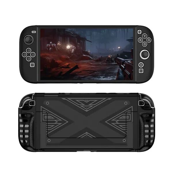 Чехол для Nintendo Switch 2 из ТПУ и поликарбоната, чёрный