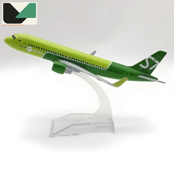 Металлическая Модель Самолета Аэробус 320, S7 Airlines А320