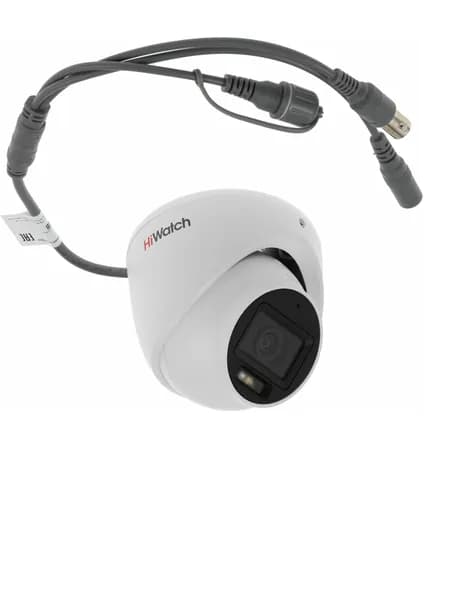 HiWatch DS-T203A(B) (3.6mm) HD-видеокамера с гибридной EXIR/LED подсветкой и встроенным микрофоном