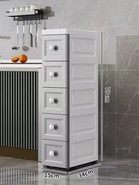 Шкаф для ванной,, 15х34х82 см, Универсальный