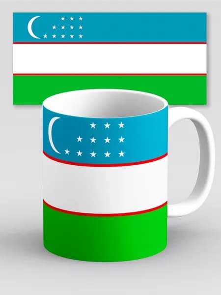 Кружка Флаг Узбекистана