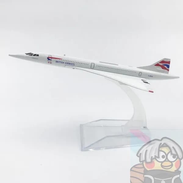 Remove / Металлическая модель самолета Concorde British Airways / авиация Конкорд66