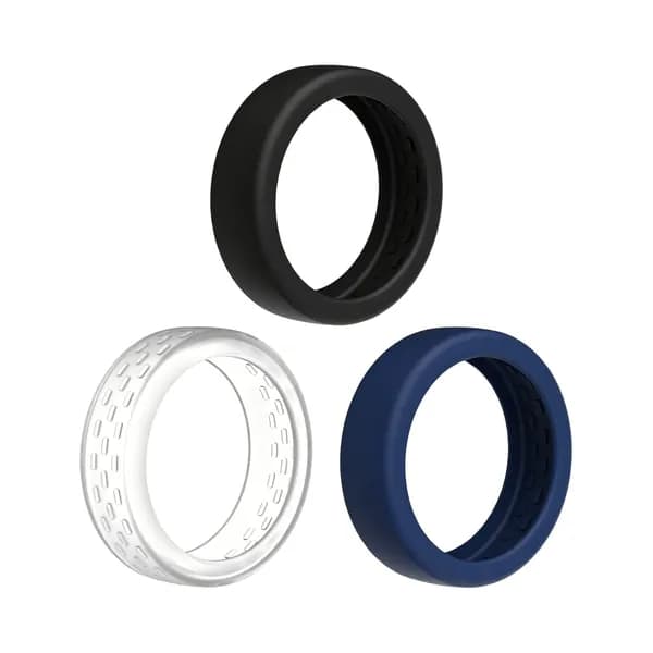 Силиконовый чехол для Oura Ring 5 (размер M, 10 13): чёрный, небесно-голубой, прозрачный