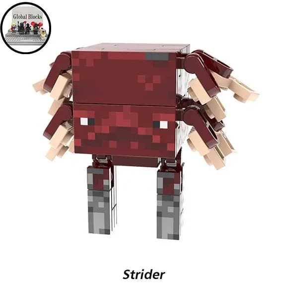Аниме фигурок Конструктор (совместим с лего),Майнкрафт/Minecraft (4.5см, пакет)Strider-RX609