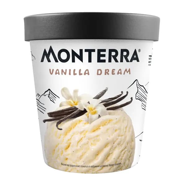 Мороженое Ванильное 480 мл Monterra