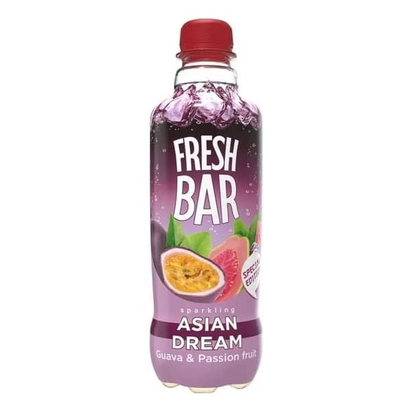 Газированный напиток Fresh Bar Asian Dream яблоко и гуава 480 мл
