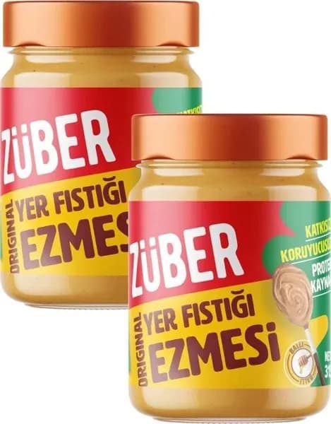 Zuber Original Peanut Butter 315 г x 2 шт.